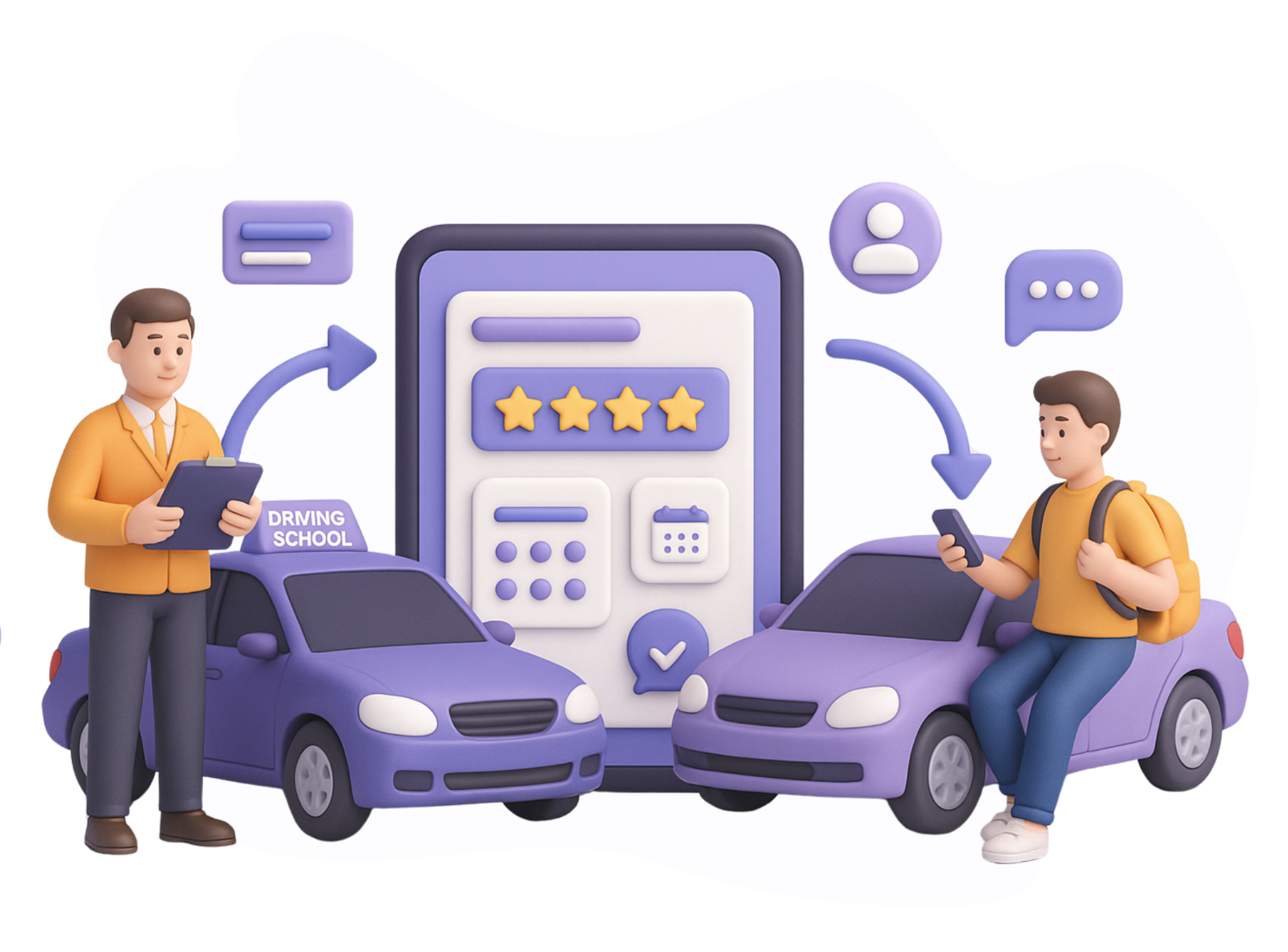 Vehicle Learning Illustration